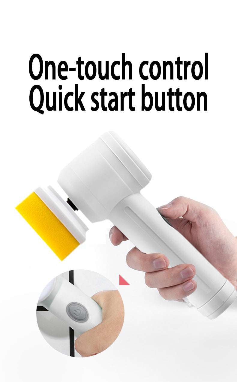 Multifunctional handheld cordless electric cleaning brush shoe brush kitchen dishwashing brush bathroom sink tile electric cleaning brush