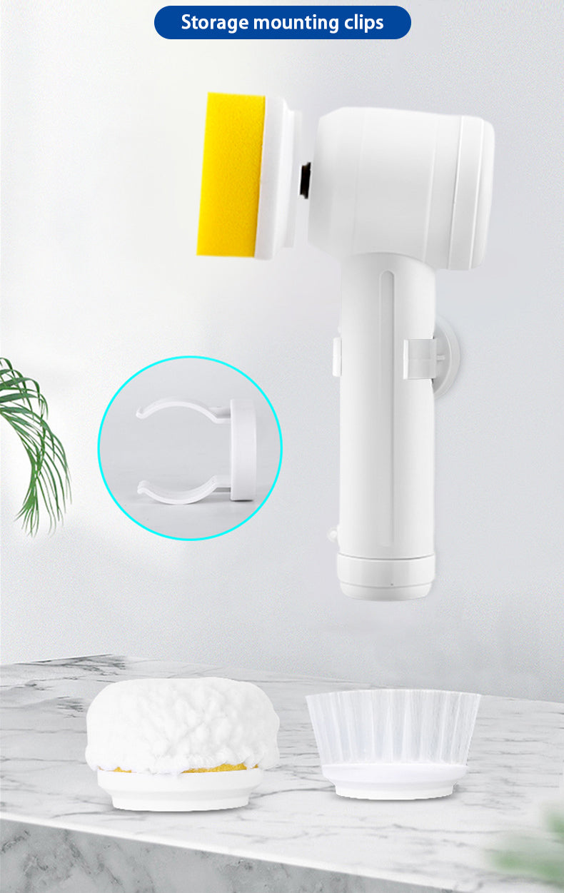 Multifunctional handheld cordless electric cleaning brush shoe brush kitchen dishwashing brush bathroom sink tile electric cleaning brush
