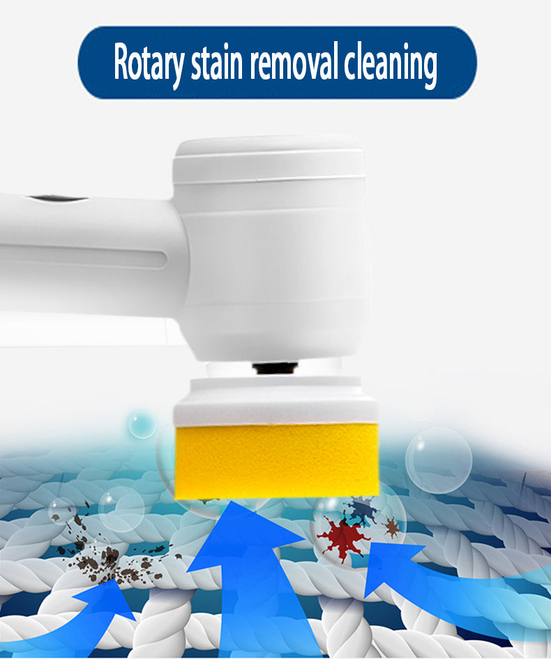 Multifunctional handheld cordless electric cleaning brush shoe brush kitchen dishwashing brush bathroom sink tile electric cleaning brush