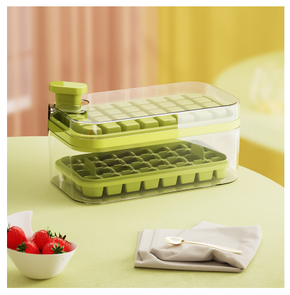 New Silicone Pressing Ice Block Mold Ice Grid Ice Box Household