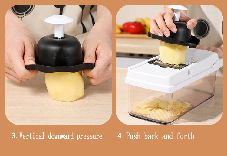 Multifunctional home vegetable cutter fruit and vegetables shredding slicing and dicing one machine